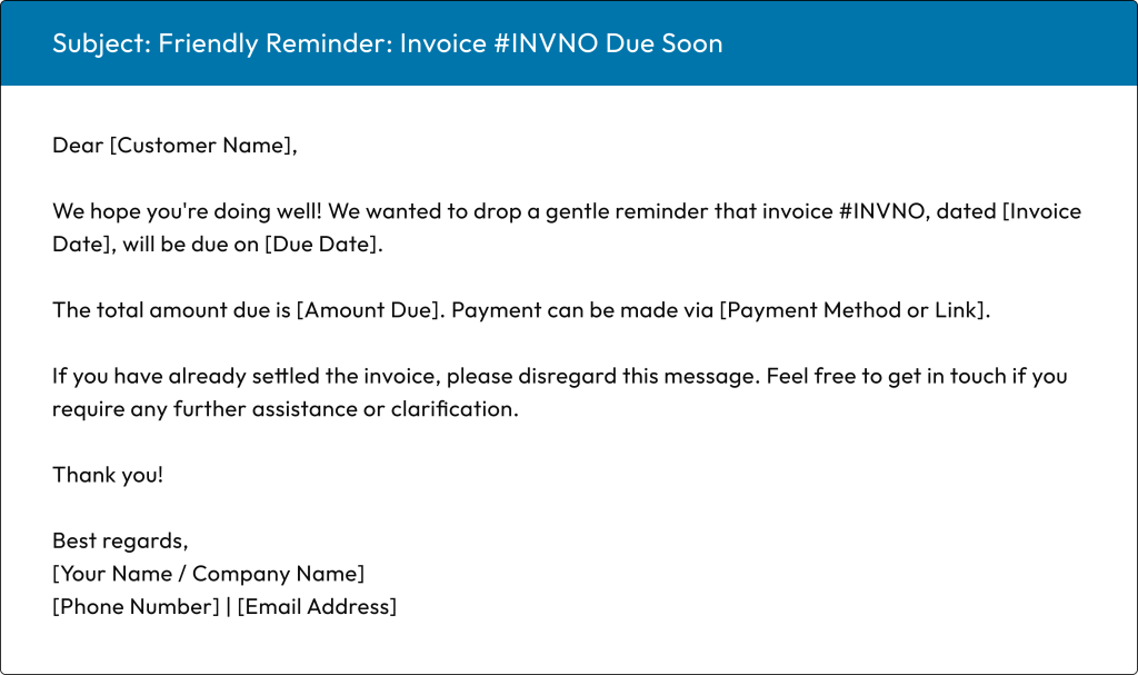 dunning letter template