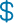 Blue dollar sign icon representing money or pricing