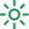 Green sun icon with radiating rays and circular center.